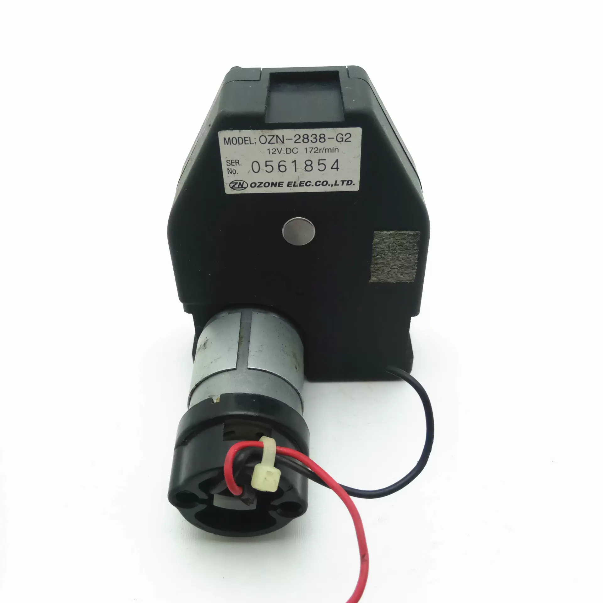 OZN-2838-G2 geared 12V DC motor 172rpm