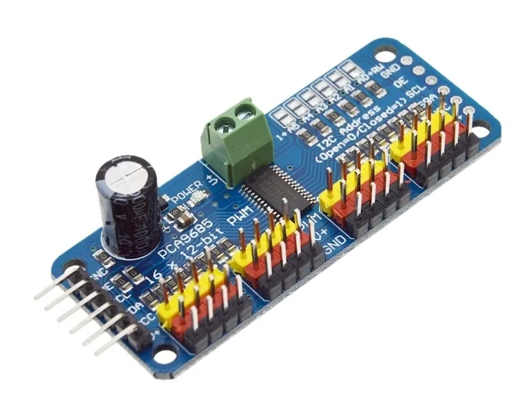 16-Channel PWM Servo Driver Module PCA9685