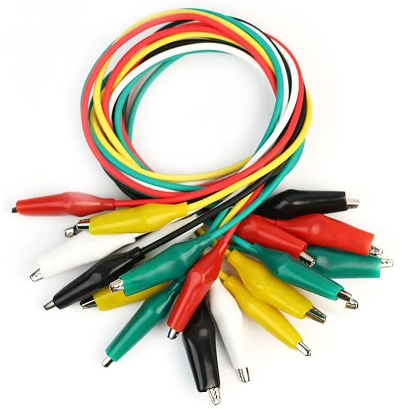 Crocodile Clip with Wire (10pcs)