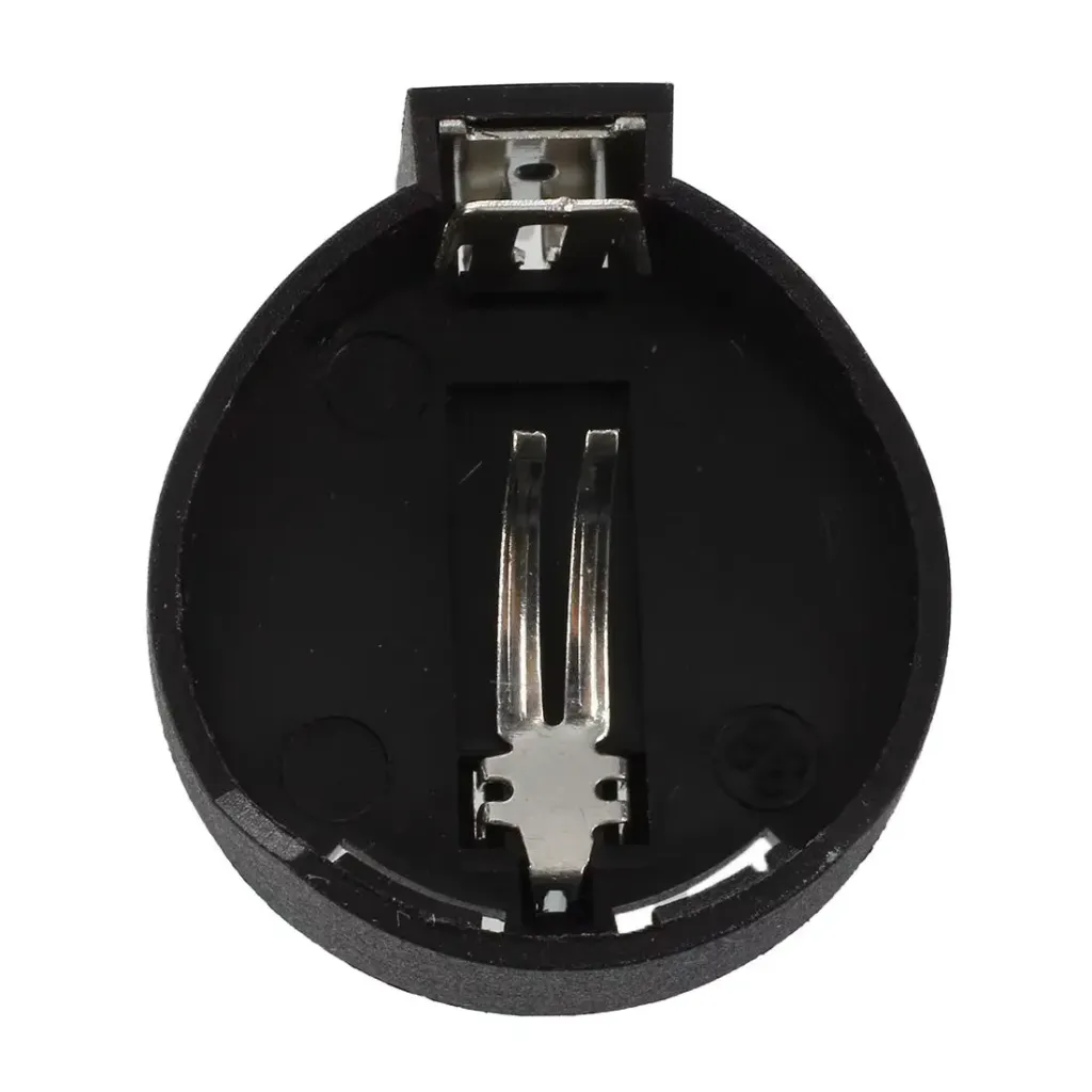 Single coin battery holder