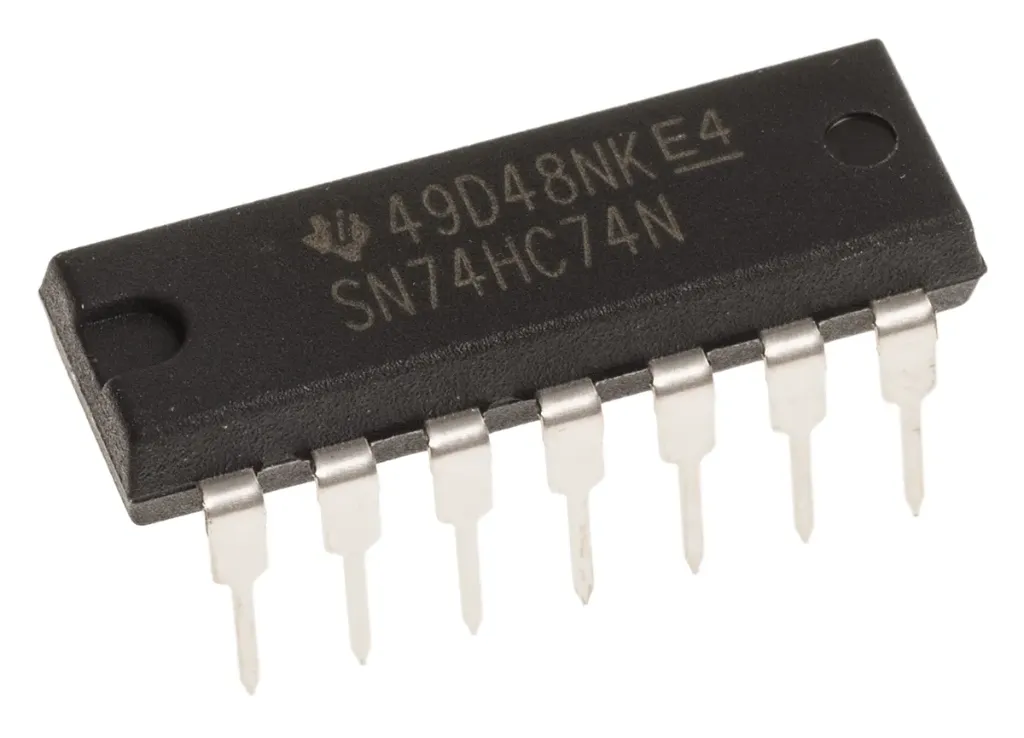 IC SN74HC74 flip-flop