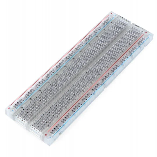 830 Hole Transparent Breadboard