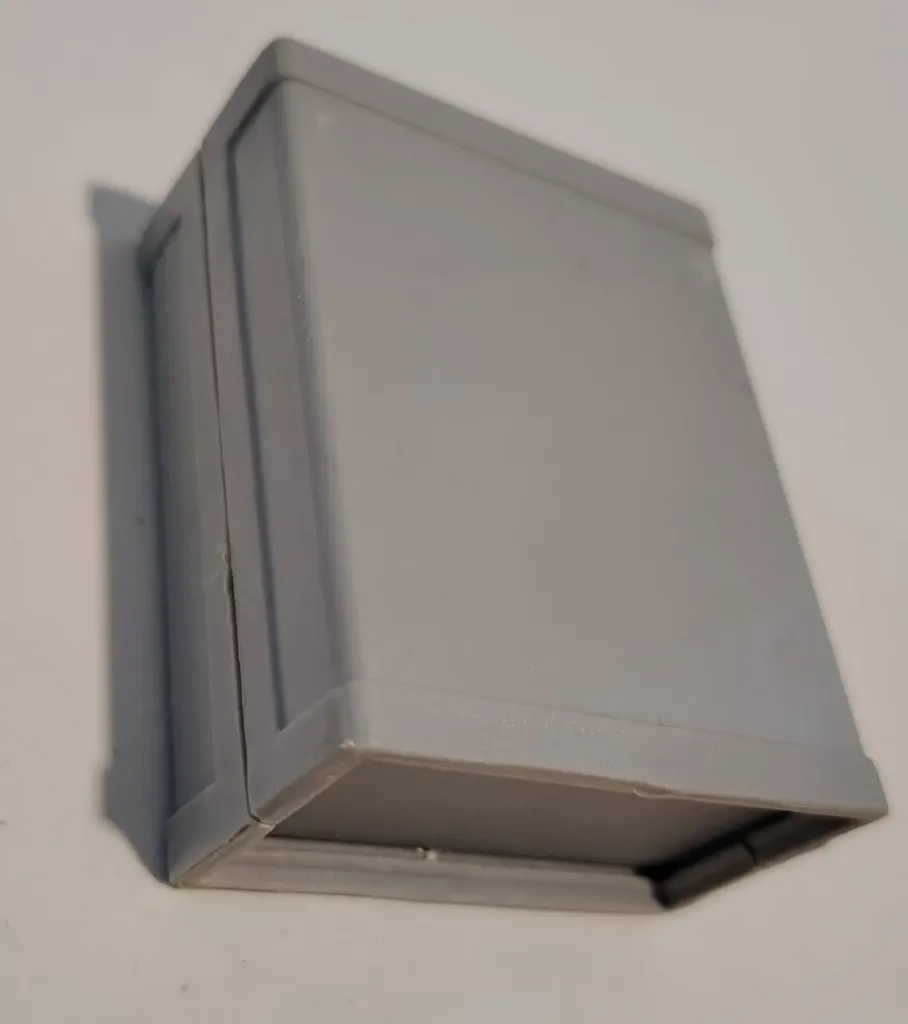 Plastic box gray